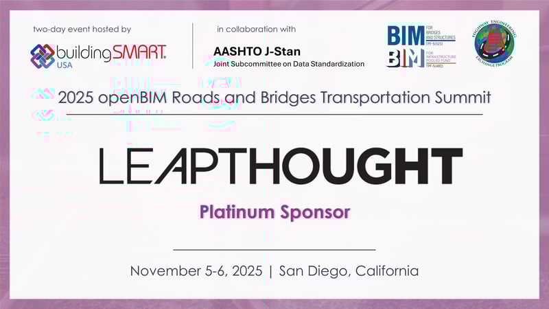 Advancing the One Model vision for Digital Delivery at the 2025 openBIM Roads & Bridges Transportation Summit