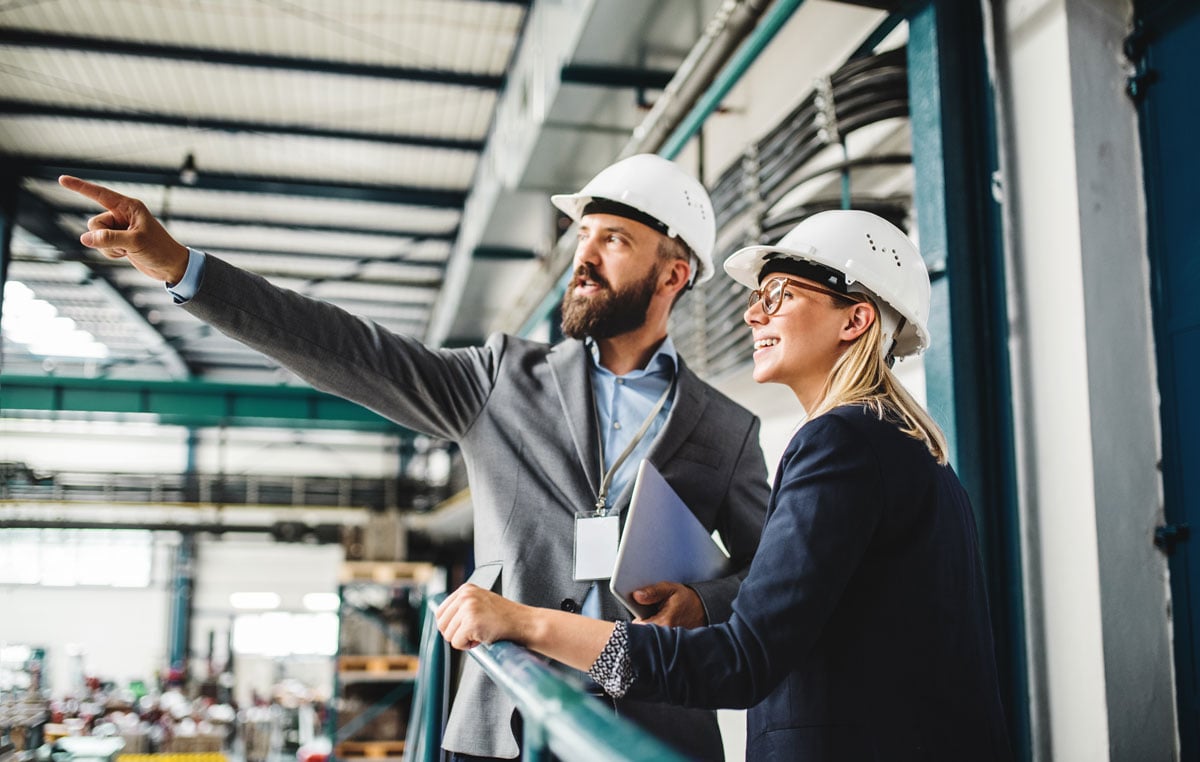 engineers on site